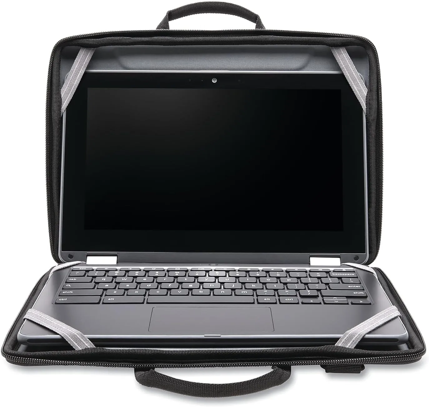 Kensington LS520 Stay-On Laptop Case for 11.6" Chromebooks & Laptops, Water-Resistant, Black
