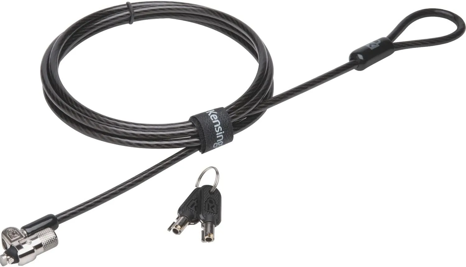 Kensington MicroSaver 2.0 Keyed Laptop Lock - Patented T-bar/Key Lock - Black