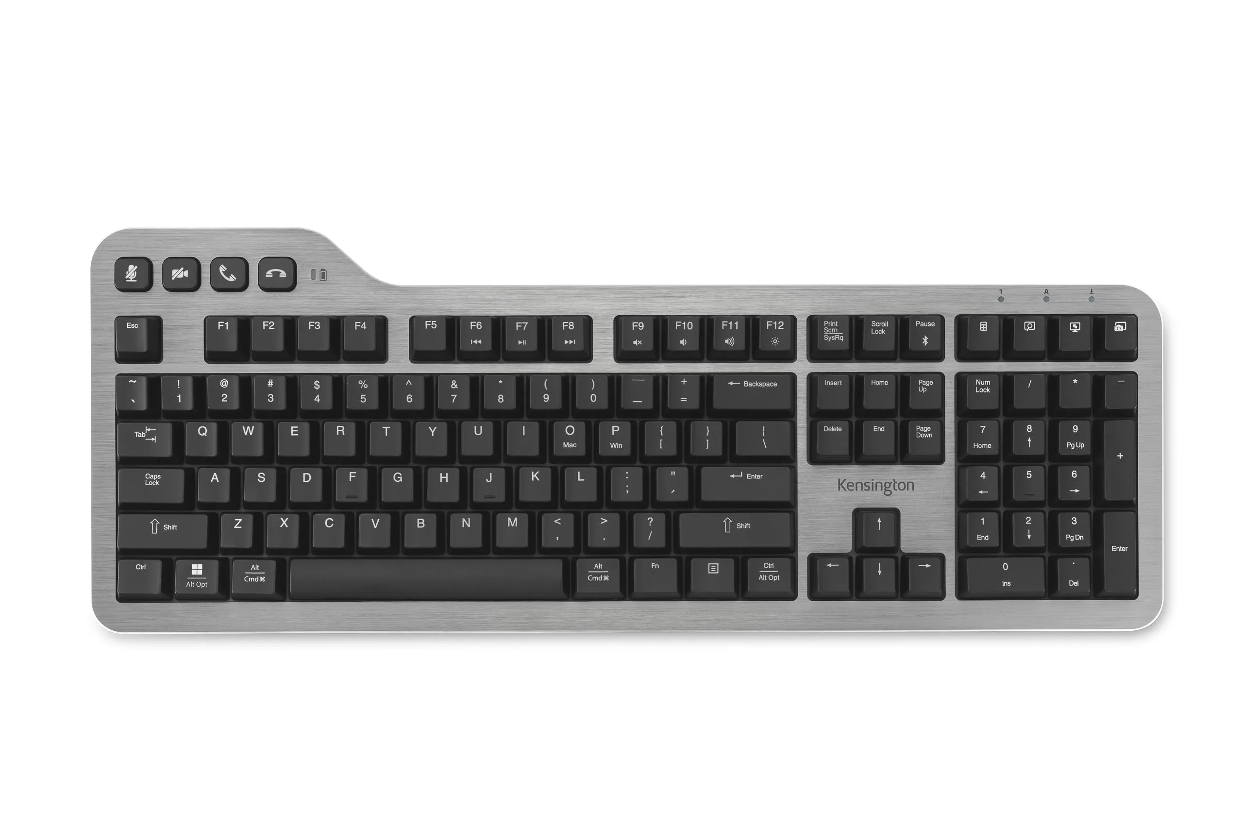 Kensington MK7500F Silent Mechanical Keyboard - Full Size, Wireless, Backlit, Rechargeable