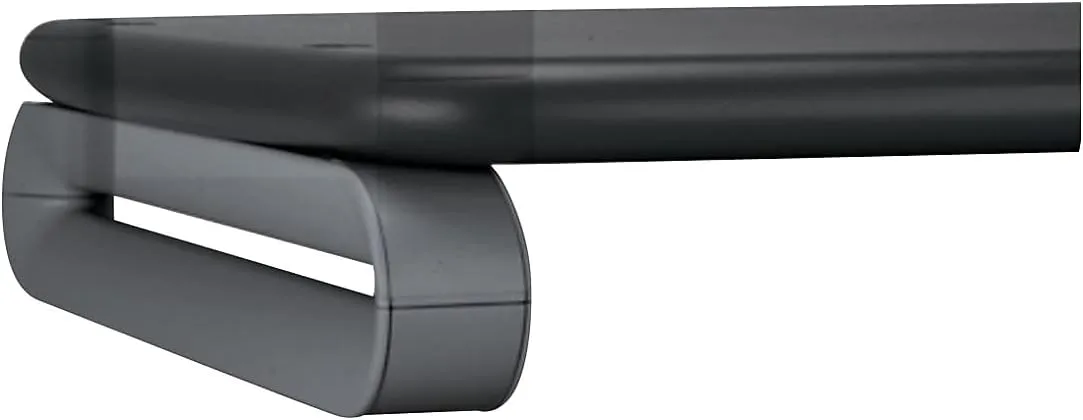 Kensington Monitor Stand Plus w/ SmartFit System, Supports 80 lbs, 16 x 11.5 x 6 in, Black/Gray