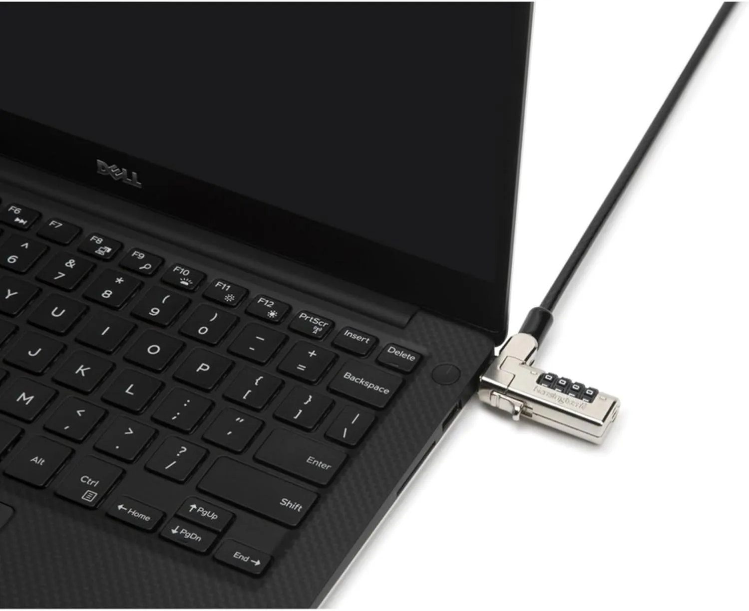 Kensington Slim N17 Combination Laptop Lock for Wedge-Shaped Slot - Security cable lock