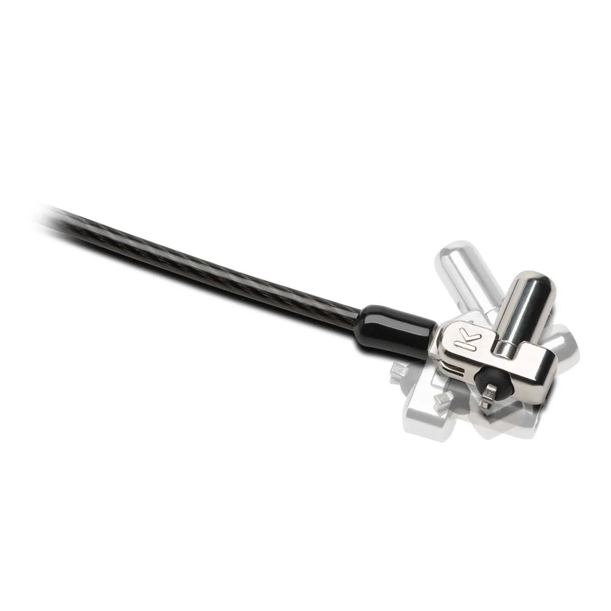 Kensington N17 Keyed Dual Head Laptop Lock for Dell Devices (K67995WW), Black, Silver