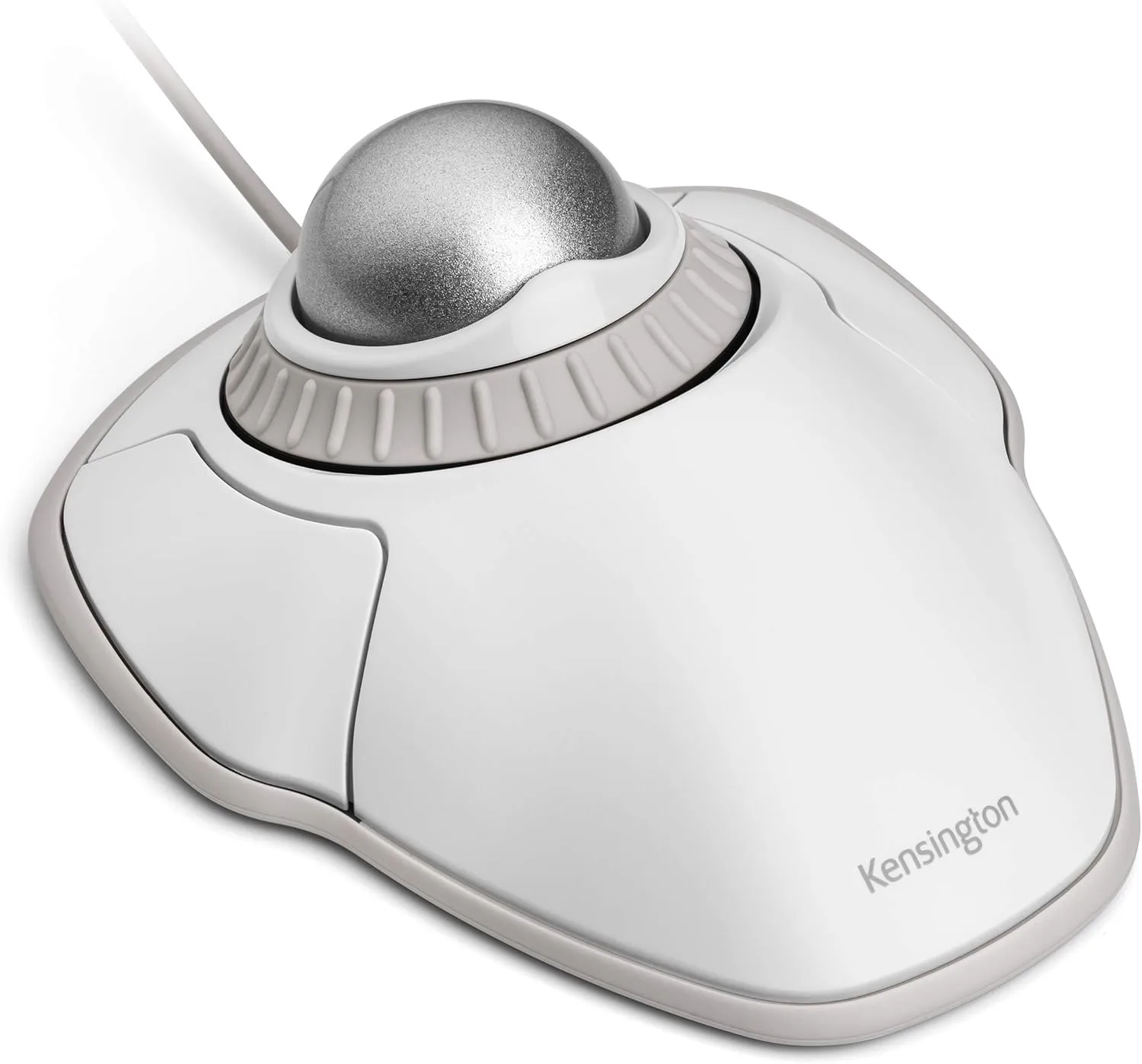 Kensington Orbit Trackball Mouse with Scroll Ring (White) (K72500WW) White-Grey wired usb