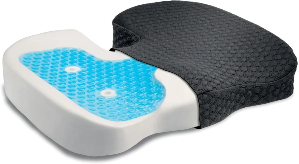 Kensington Cooling Gel; Cushion Seat Rest (K55807WW),Black