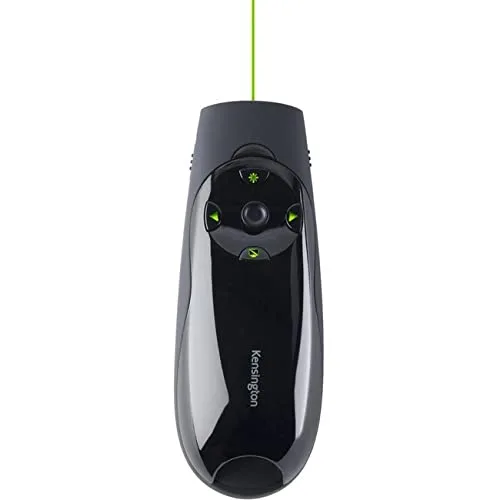 Kensington Green Laser Presenter Expert - Wireless Remote - 4 Buttons - 164.04 ft - Black