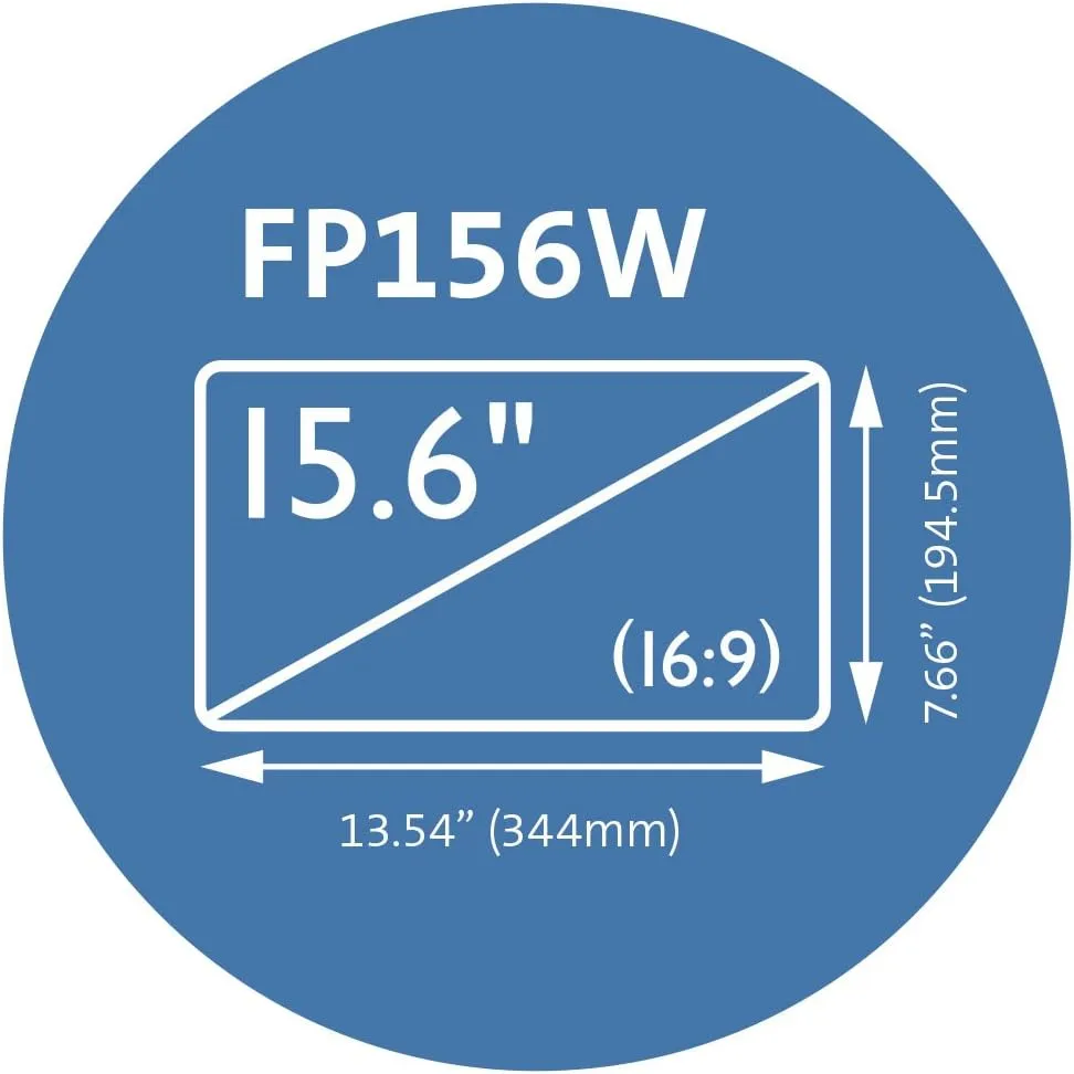 Kensington K55784WW Blackout Filter Privacy Screen for 15.6-Inch Notebook Computers