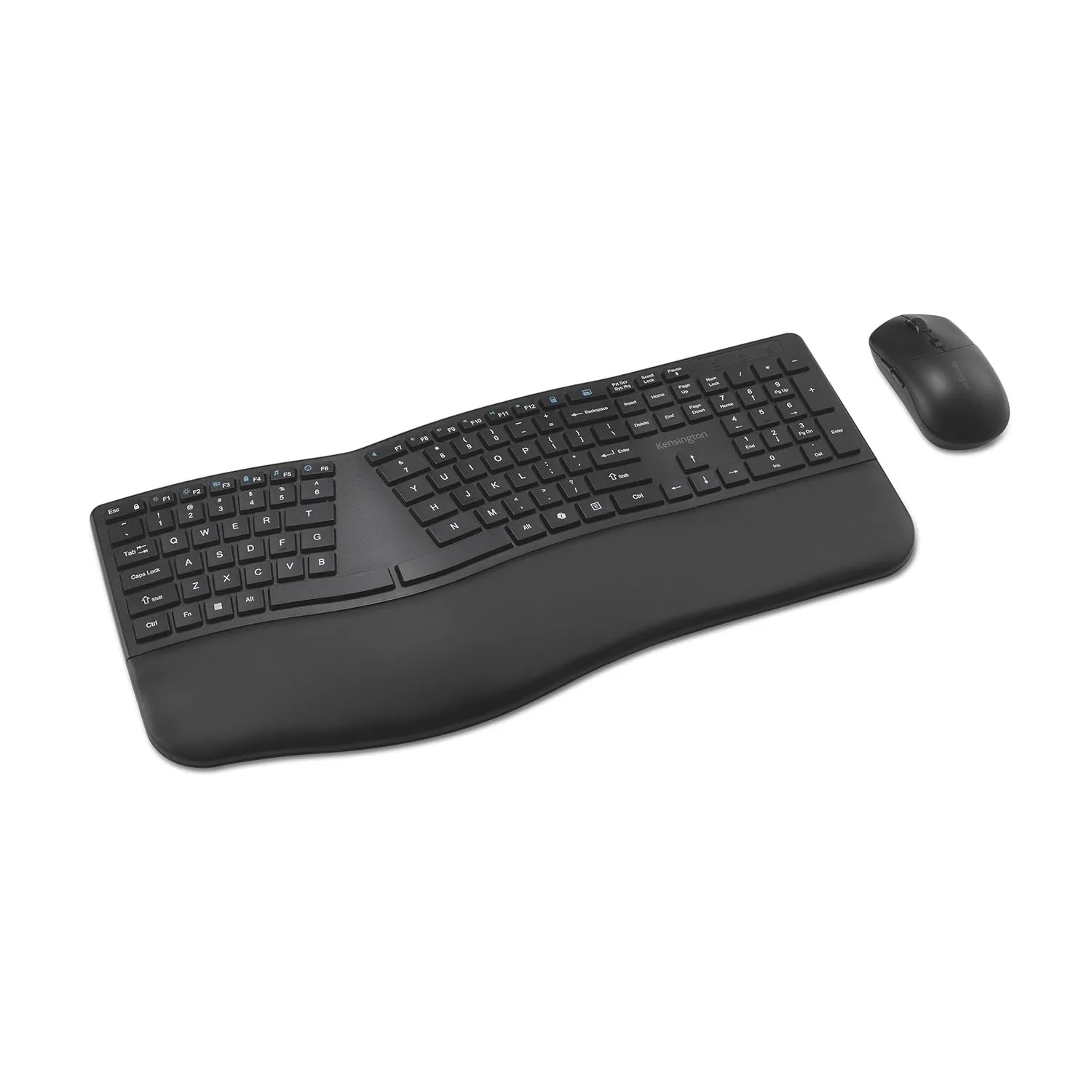 Kensington Pro Fit Ergo EQ Rechargeable Wireless Ergonomic Keyboard & Desktop Set