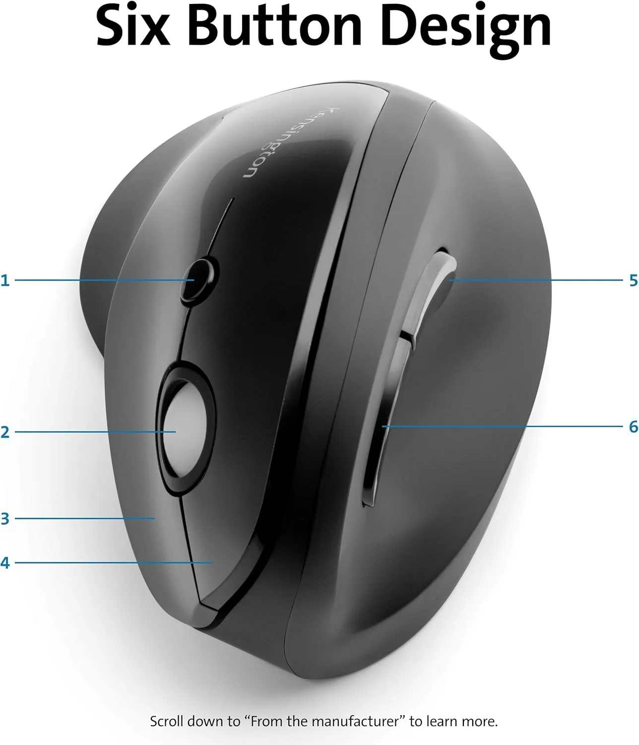 KENSINGTON Pro Fit Ergo Vertical Wireless Mouse