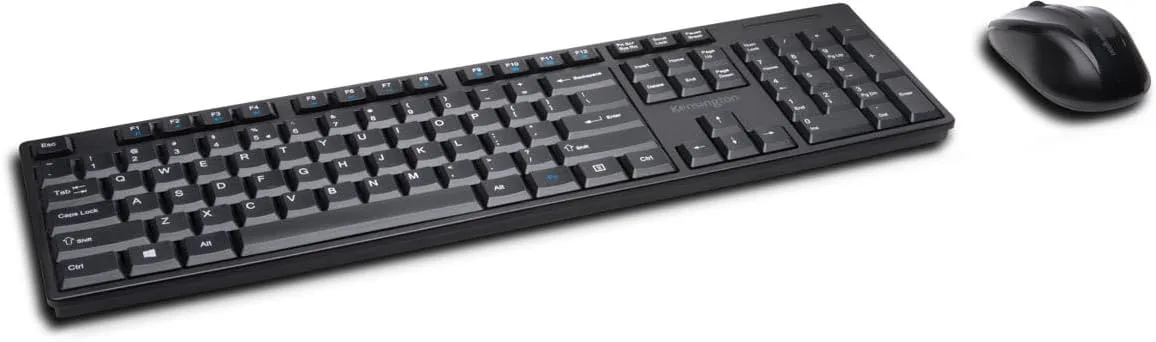 Kensington Pro Fit Low Profile Full Size Wireless Desktop Set (K75230US)