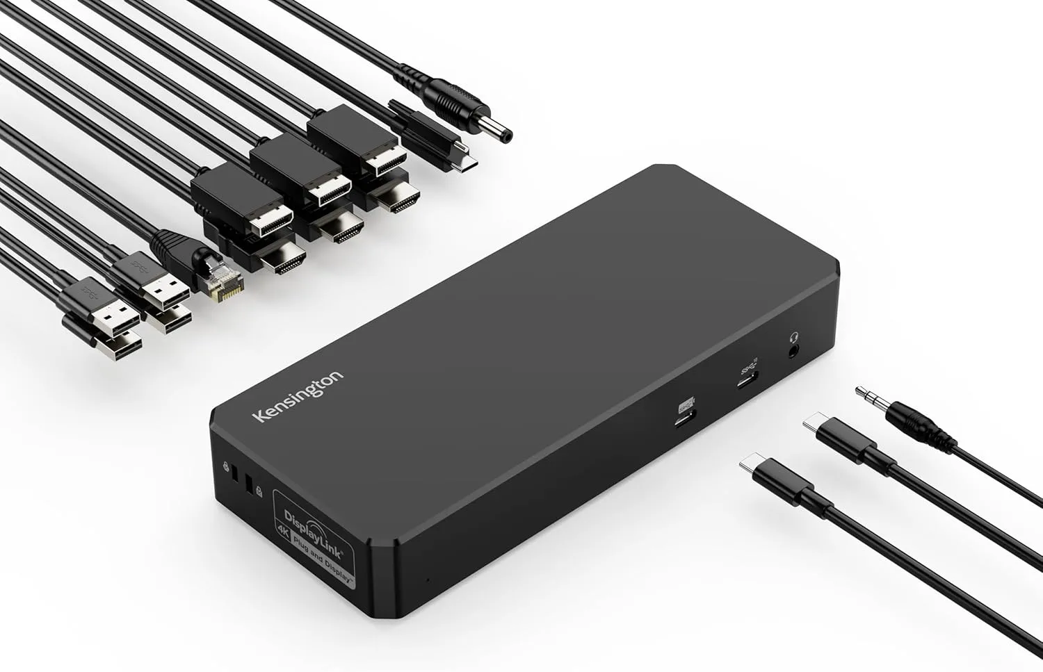 Kensington SD4790P USB-C Quad 4K Displaylink Docking Station, 100W Charging, 3 x DisplayPort, 3 x HDMI