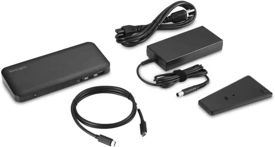 Kensington SD4840P Triple 4k Display USB-C Driverless Docking Station - 85W PD - DP++/HDMI - Windows (K33806NA)