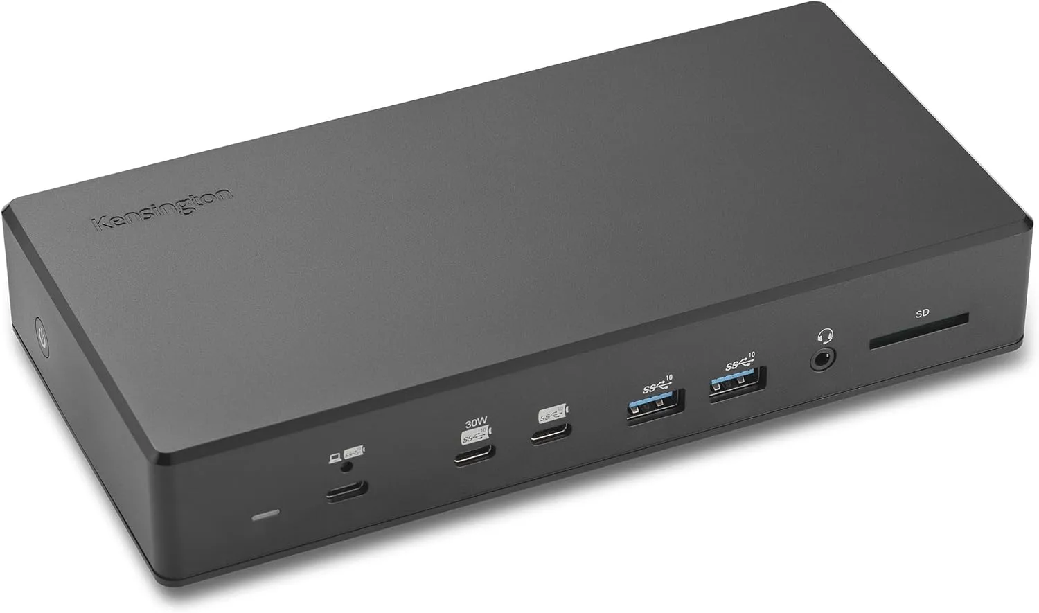 Kensington SD4880P USB-C 4k Quad Monitor Docking Station, 6 x USB-A & 4 x USB-C, 2Gbps Ethernet, 100W PD, Audio Jack