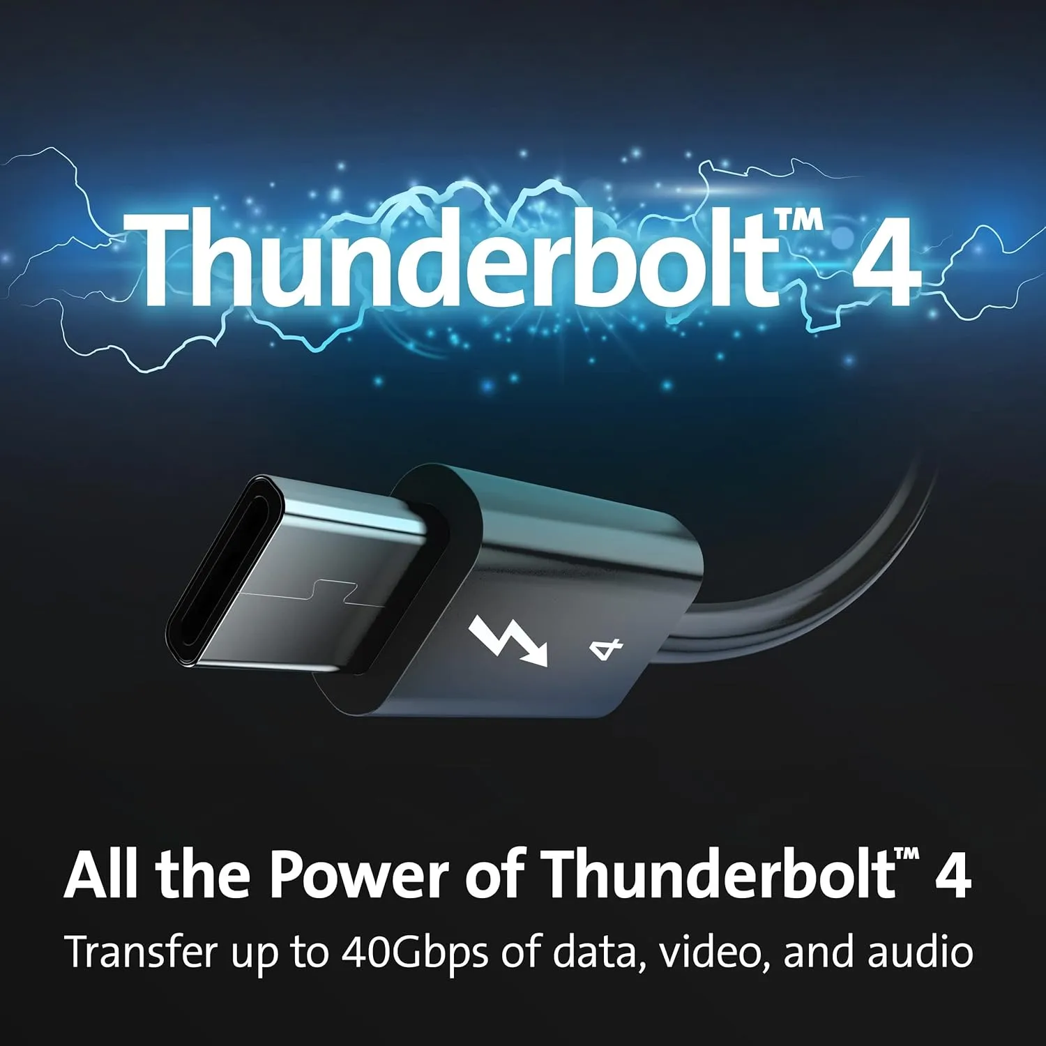 Kensington SD5760T Thunderbolt 4 Dual 4K Docking Station, 100W PD, 2 x HDMI, Thunderbolt Port, SD/Micro SD 4.0 Card Slots