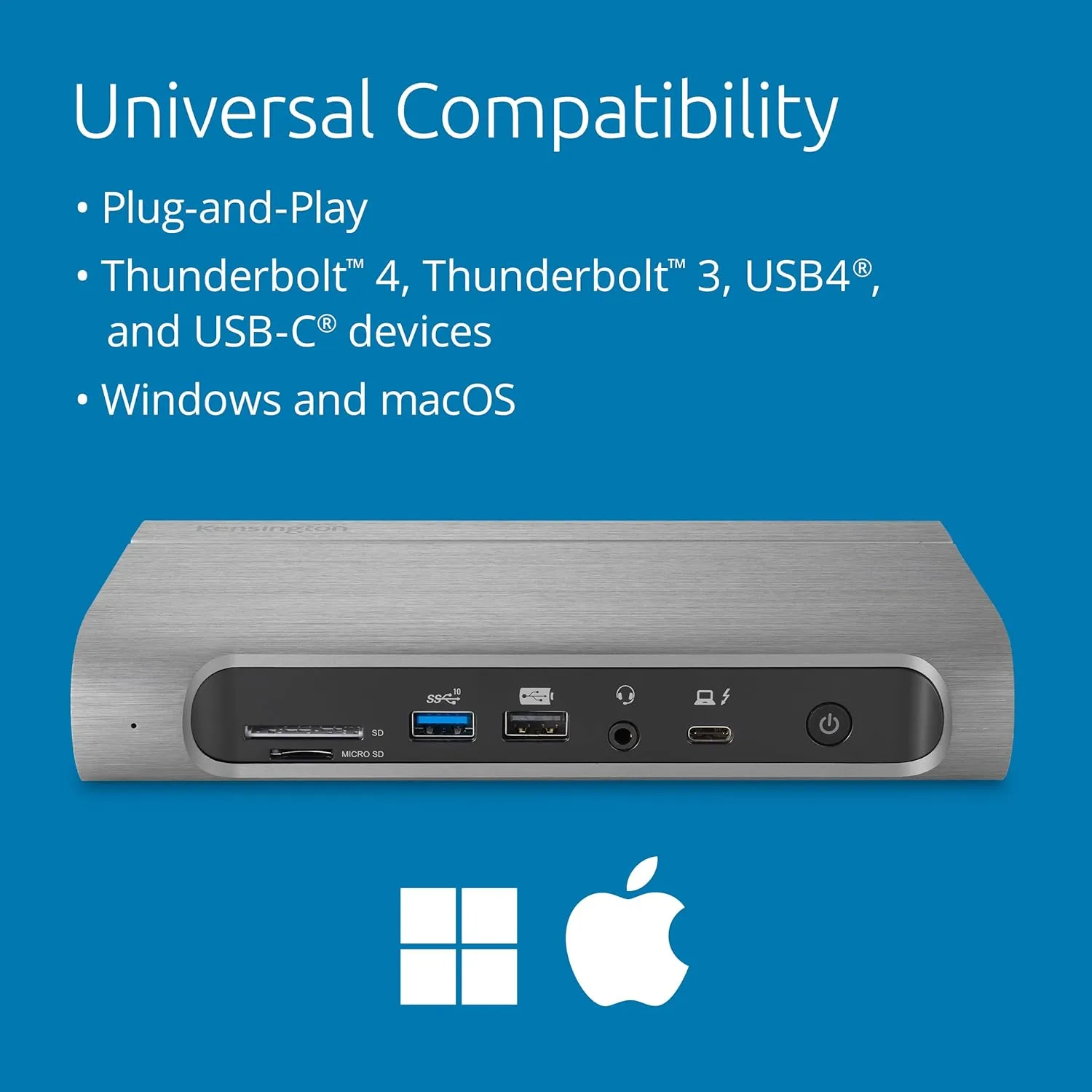 KENSINGTON Thunderbolt Docking Station for Multiple Displays