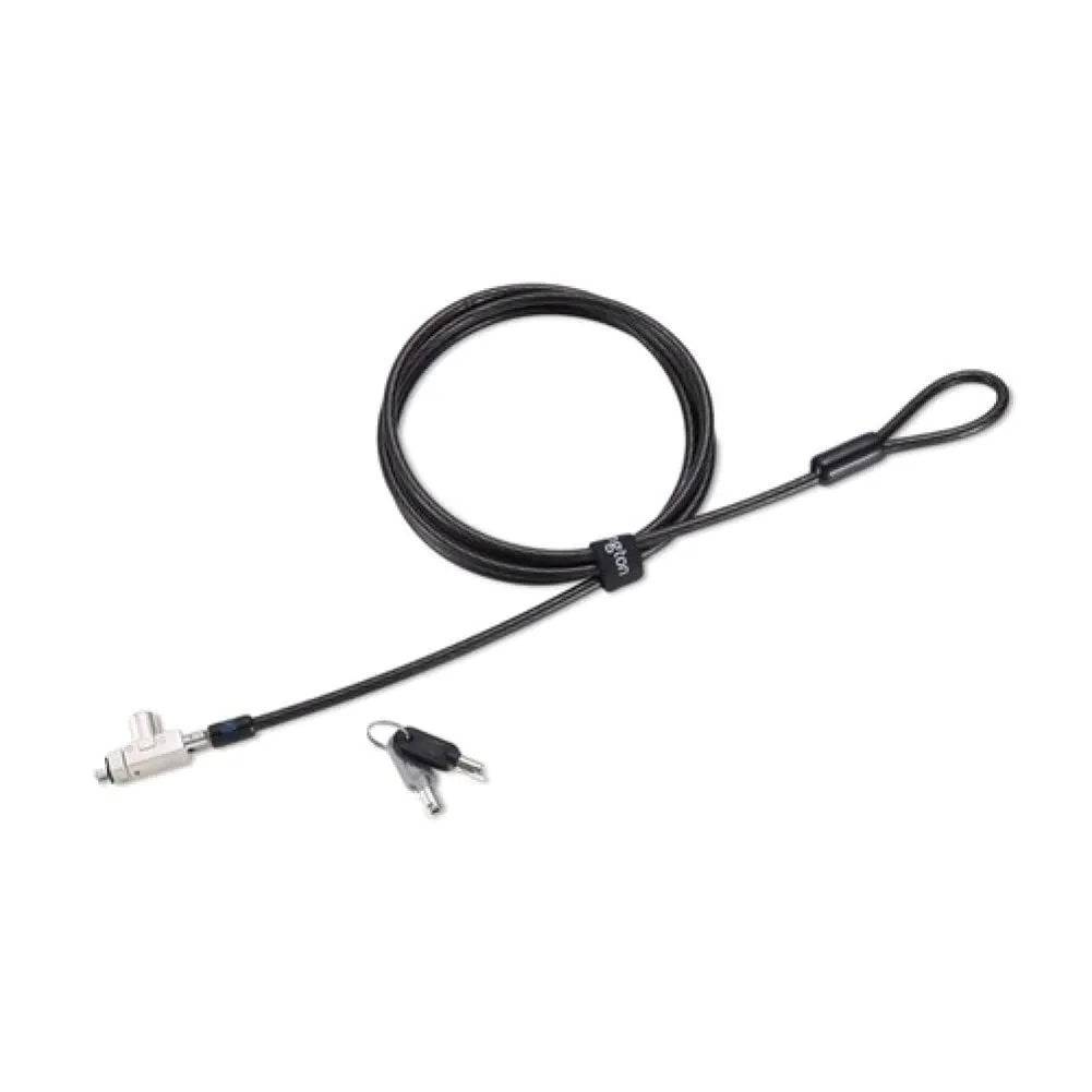 Kensington Slim N17 2.0 Keyed Laptop Lock for Wedge-Shaped Slots - Master Keyed On Demand