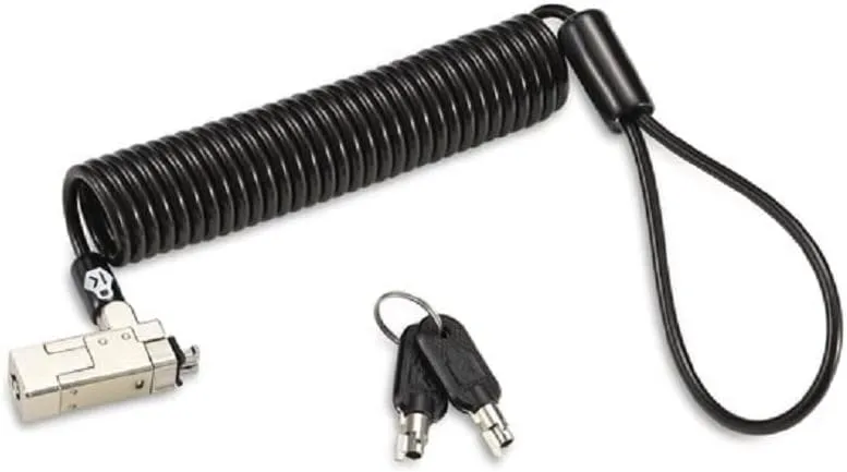 Kensington Slim NanoSaver 2.0 Portable Laptop Lock with Key, Self-retracting, Lockable, Flat Thin Profile, Universal Fit