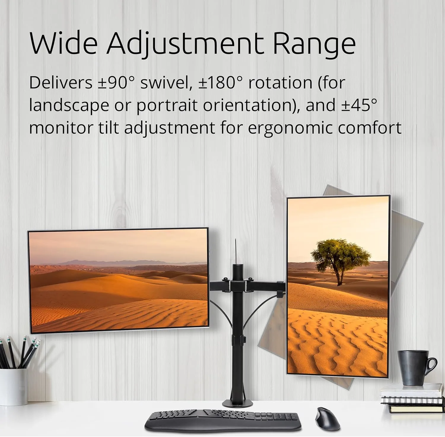 KENSINGTON SmartFit Ergo Monitor Arm Desk Mount