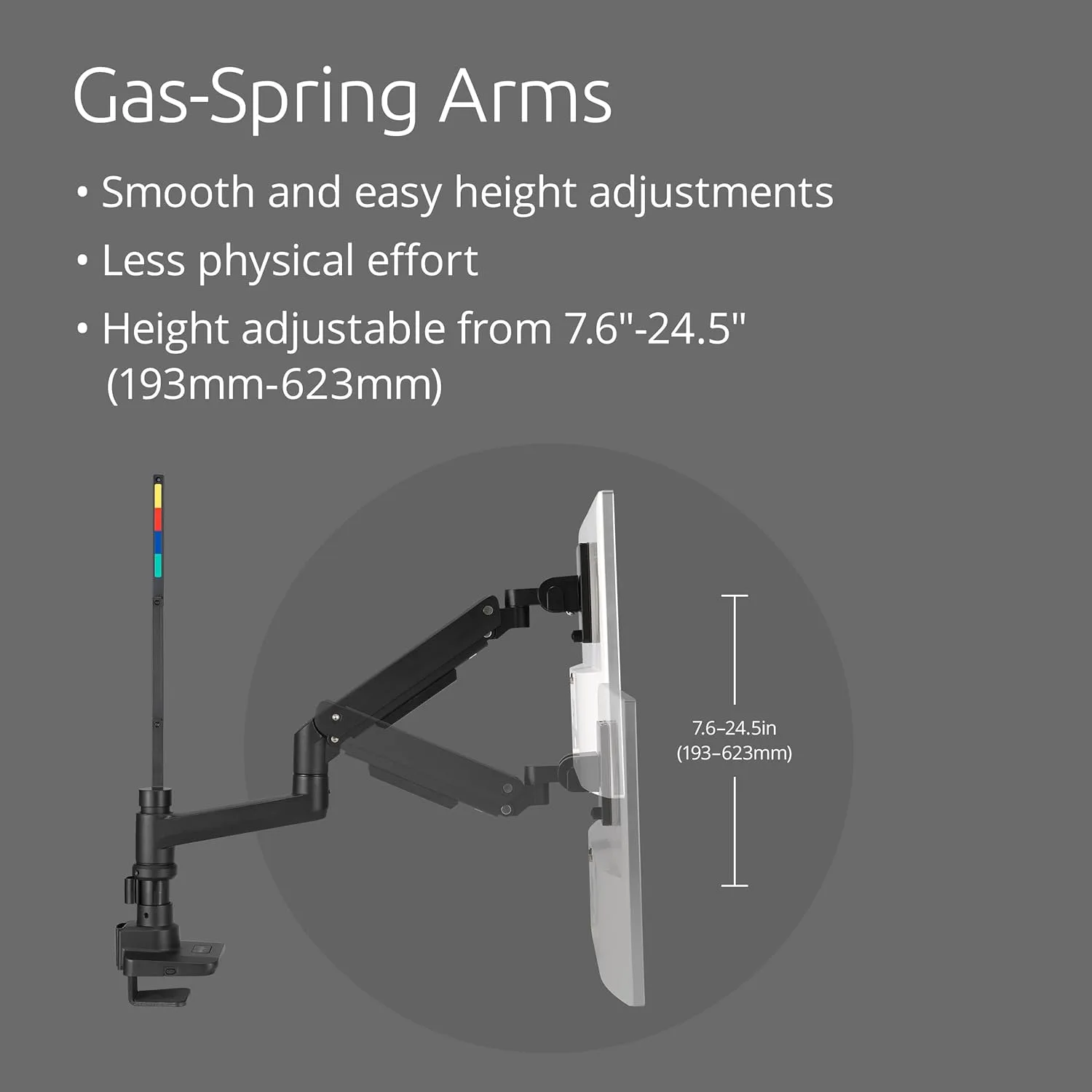 Kensington SmartFit Premium Heavy Duty Dual Monitor Arm with Laptop Tray