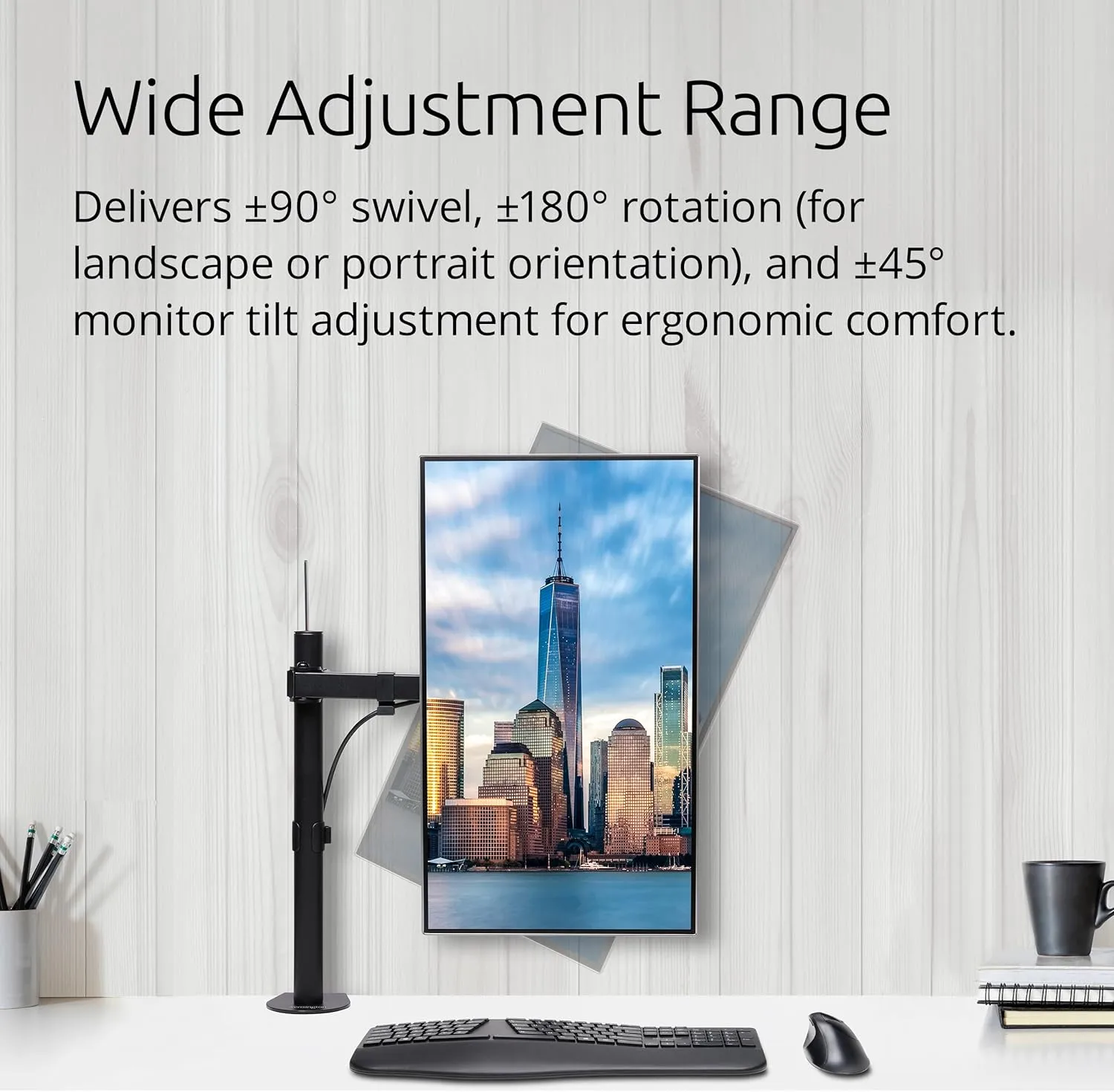 KENSINGTON SmartFit Ergo Monitor Arm Desk Mount