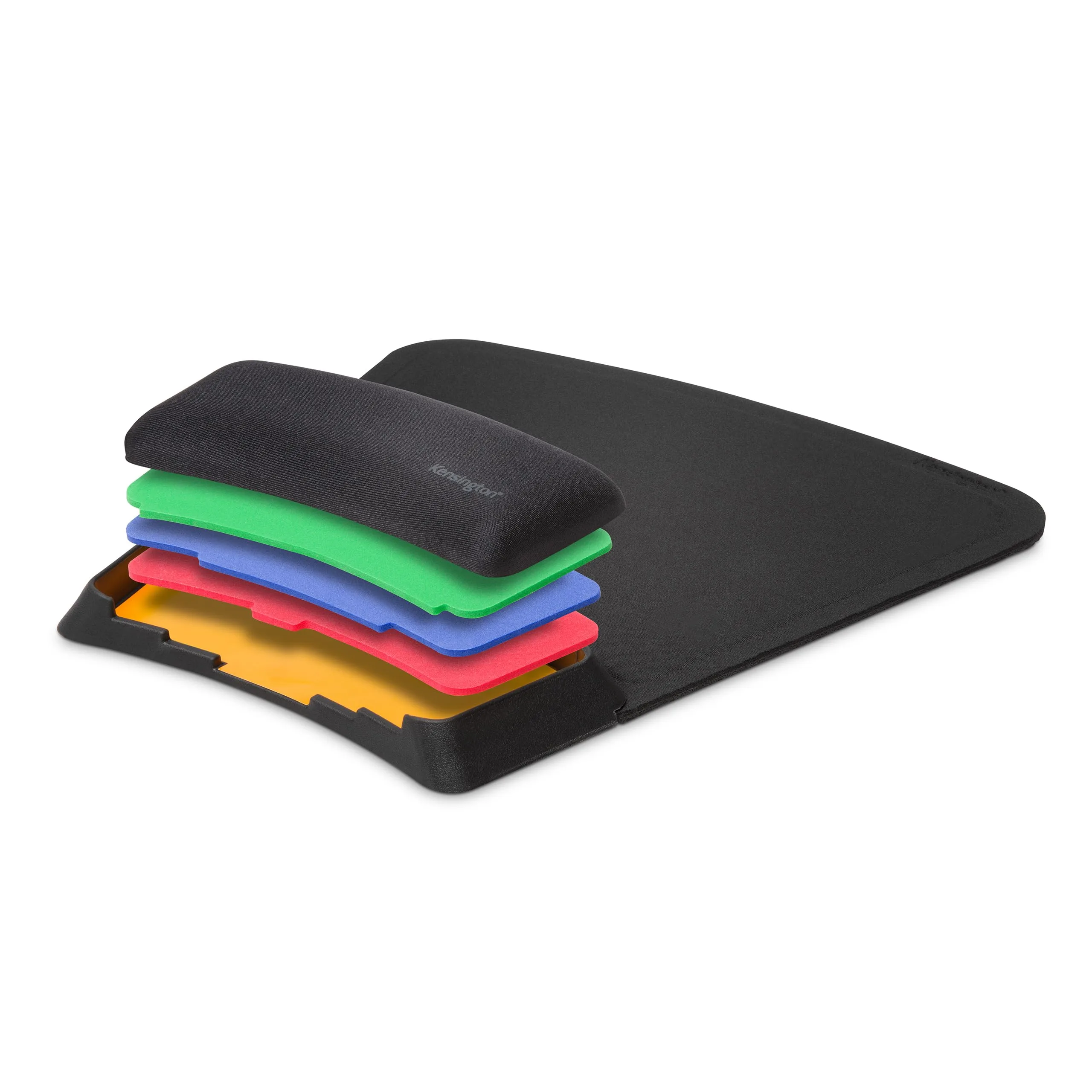Kensington SmartFit Mouse Pad with Ergonomic Wrist Rest (K55793AM), Black, 10.4" x 10.3"