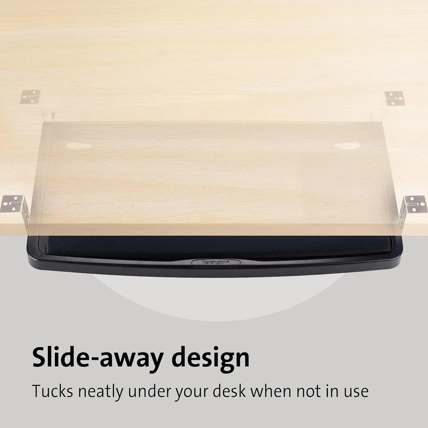 Kensington Keyboard Tray Under Desk, SmartFit Ergonomic Slide-Out Keyboard Drawer with Cable Management