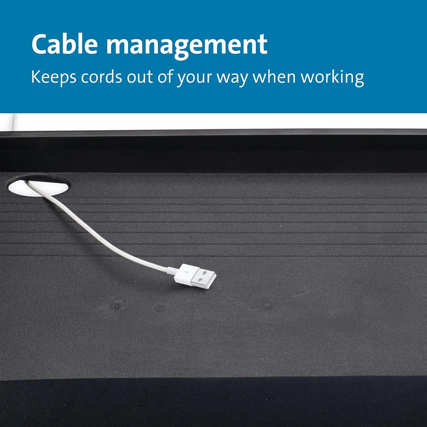 Kensington Keyboard Tray Under Desk, SmartFit Ergonomic Slide-Out Keyboard Drawer with Cable Management