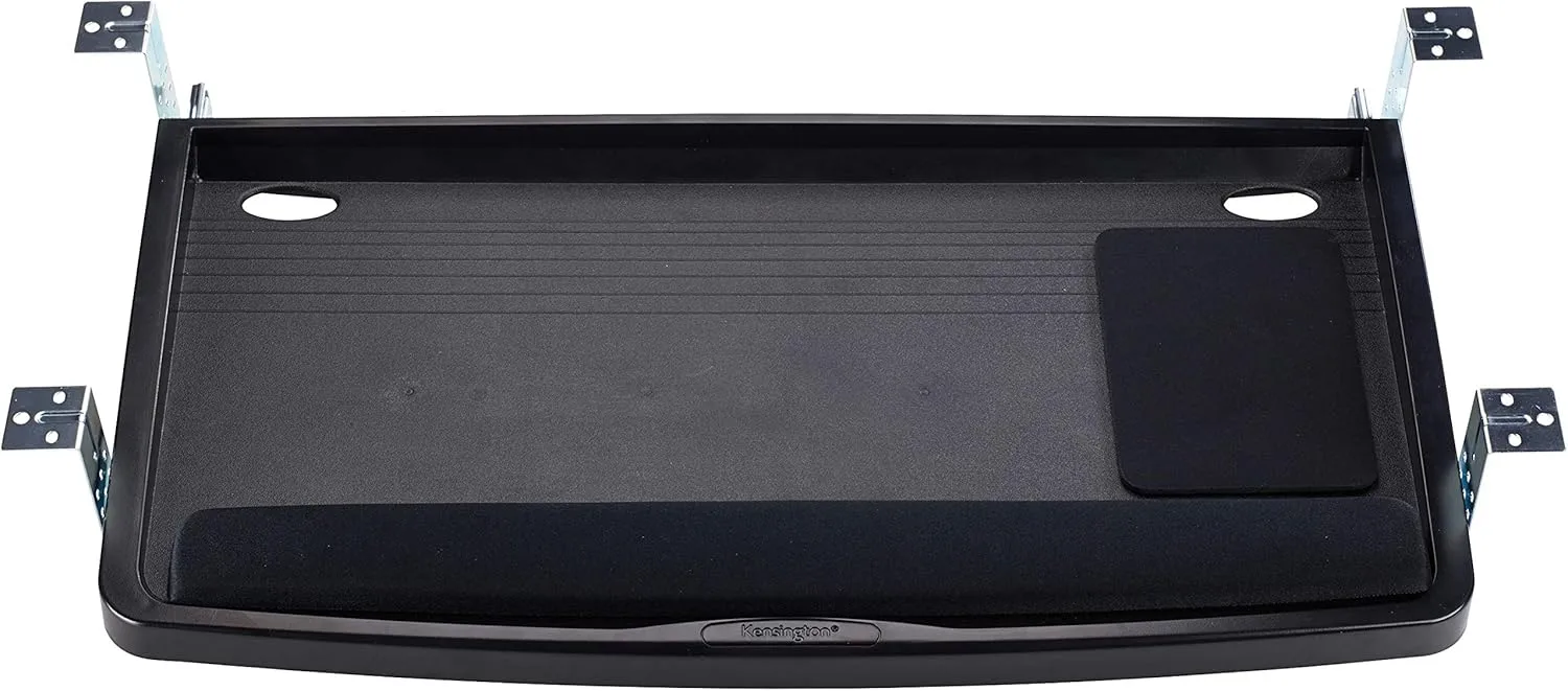 Kensington Keyboard Tray Under Desk, SmartFit Ergonomic Slide-Out Keyboard Drawer with Cable Management
