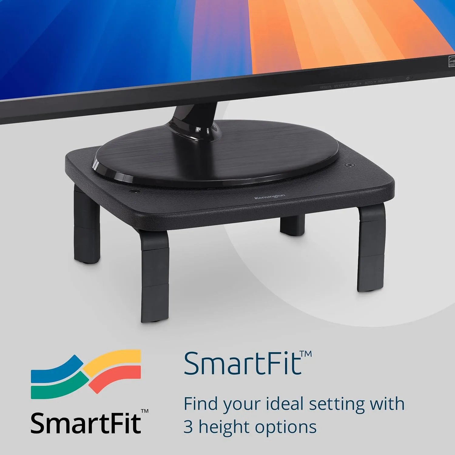 KENSINGTON SmartFit Low-Profile Monitor Stand for up to 21" Screens