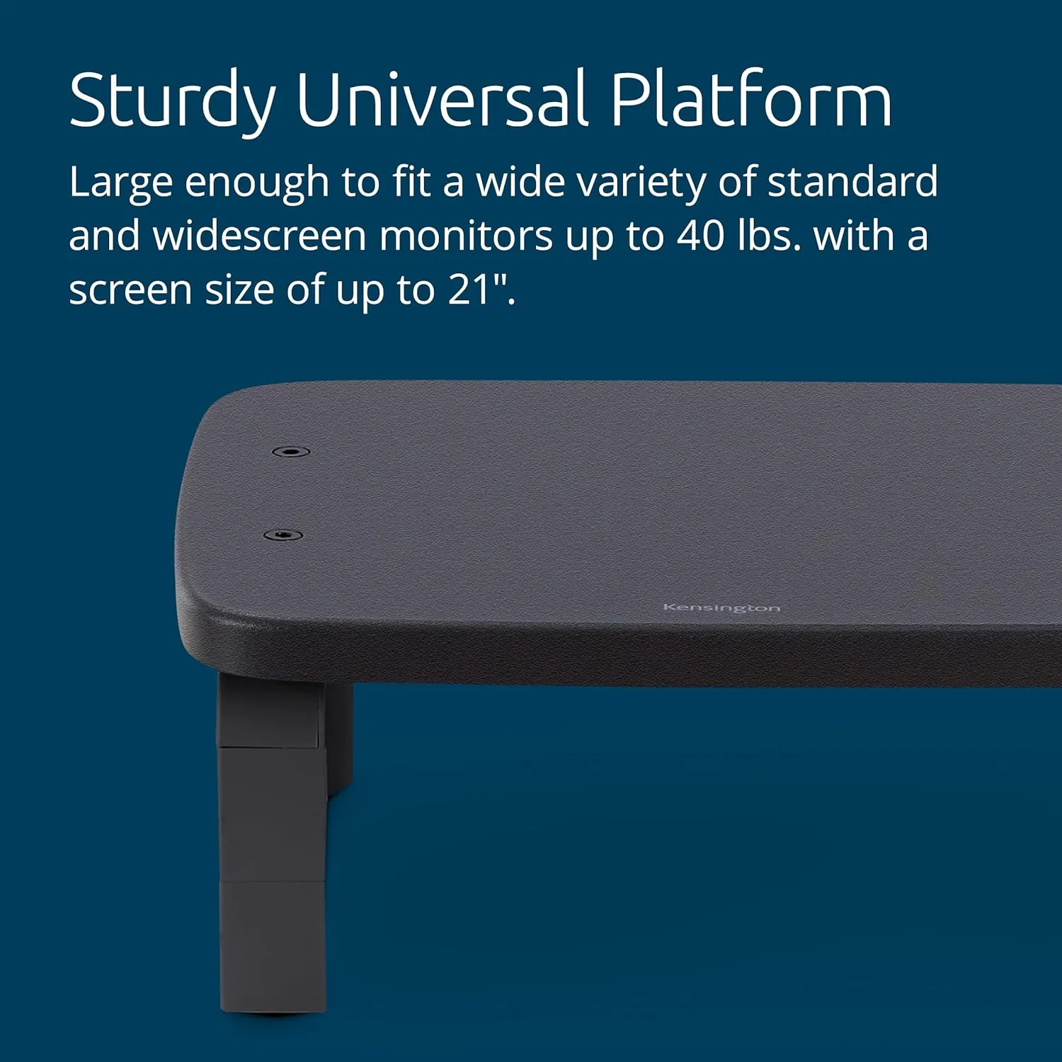 KENSINGTON SmartFit Low-Profile Monitor Stand for up to 21" Screens