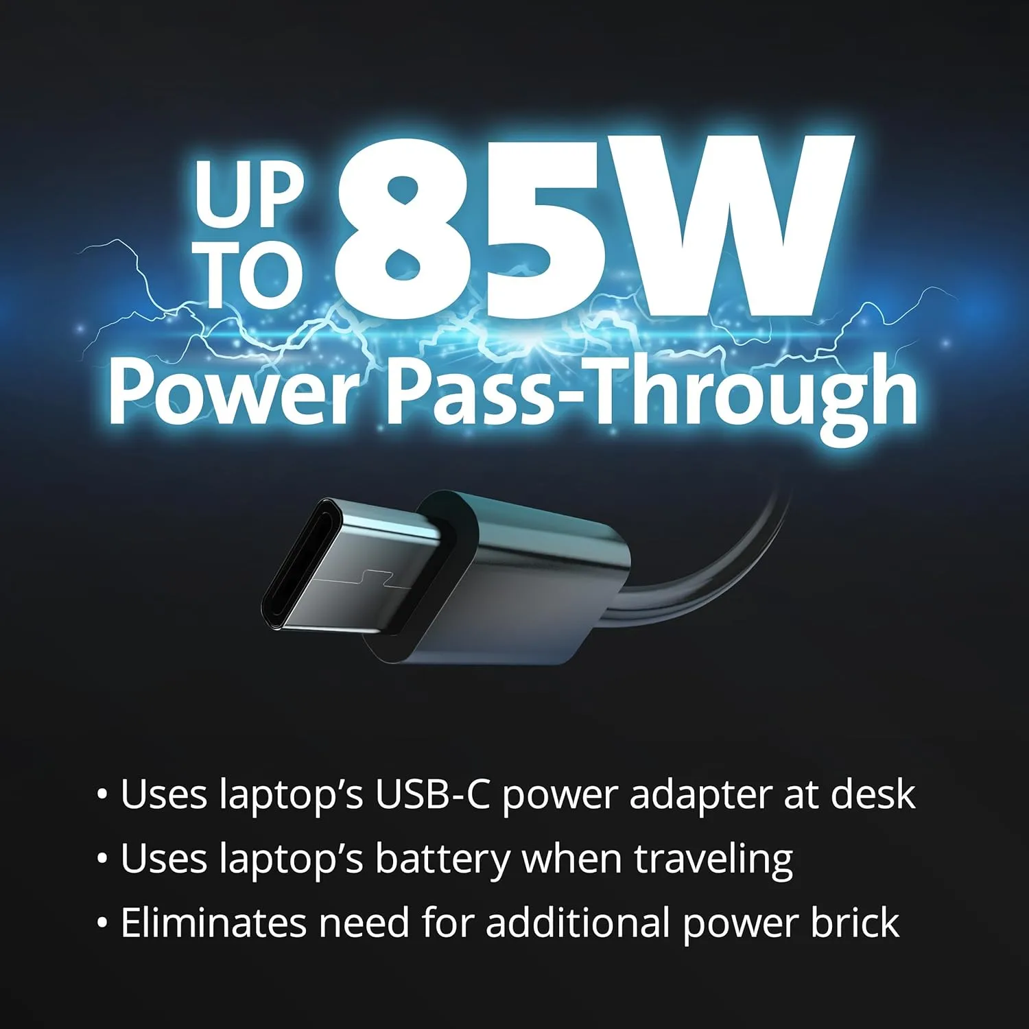 Kensington UH1510P USB C Hub 11-in-1 Triple Display with 2 HDMI 1 DP++, 85W Power Charging, Ethernet, SD/MicroSD Card Slots