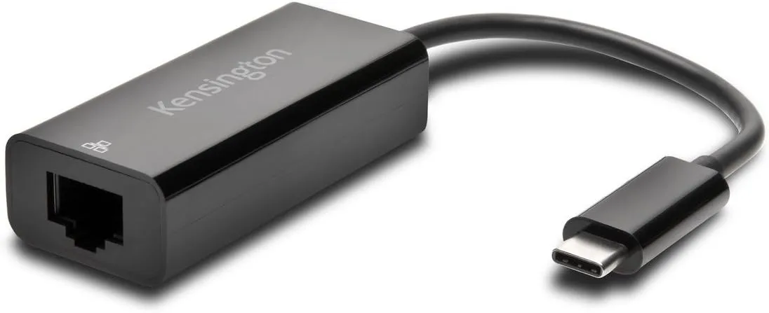Kensington USB-C to Gigabit Ethernet Adapter (K33475WW),Black