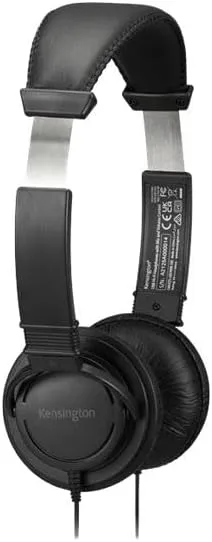 Kensington Hi-Fi USB Headphones with Mic & Volume Control Button (K33065WW) USB-A