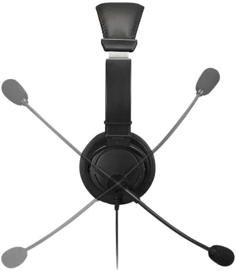 Kensington Hi-Fi USB Headphones with Mic & Volume Control Button (K33065WW) USB-A