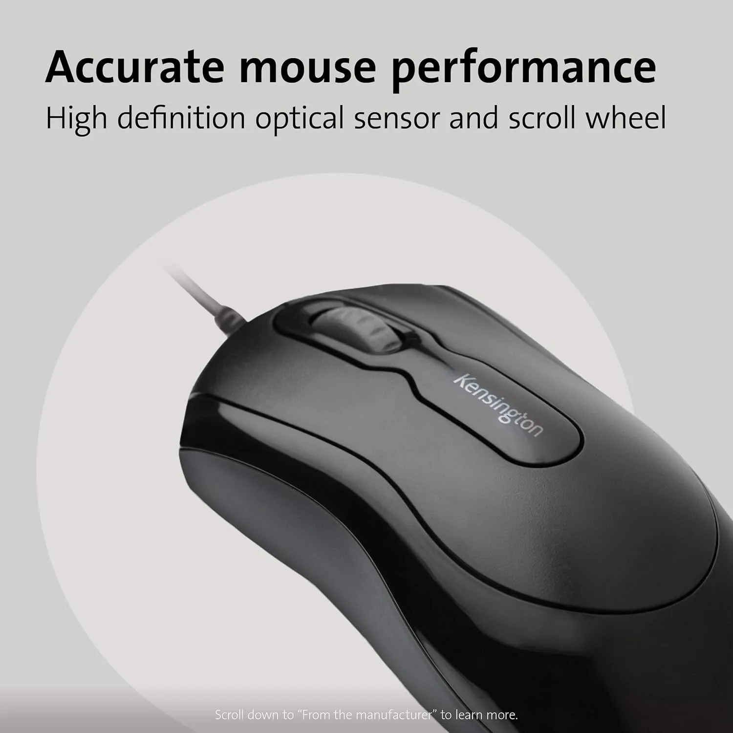 Kensington Mouse-in-a-Box and Keyboard Wired USB Desktop Set (K72436AM), Black (Pack of 2) Full Size (Pack of 2)