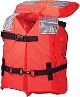 Kent Commercial Type I Jacket Style Life Jacket, Orange Child 50-90 lbs