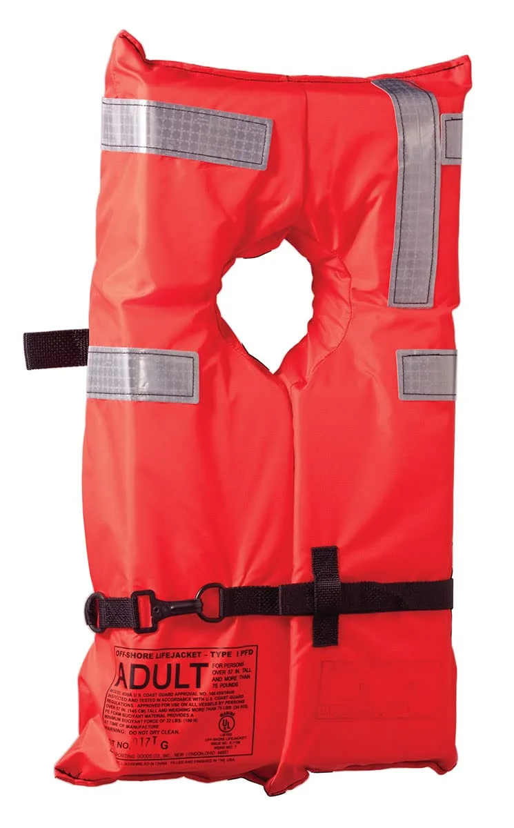 KENT Commercial Type I Collar Style Life Jacket