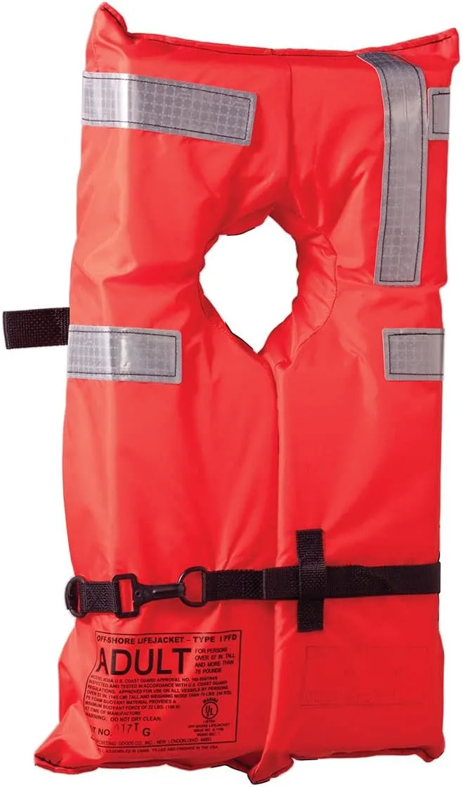 KENT Commercial Type I Collar Style Life Jacket