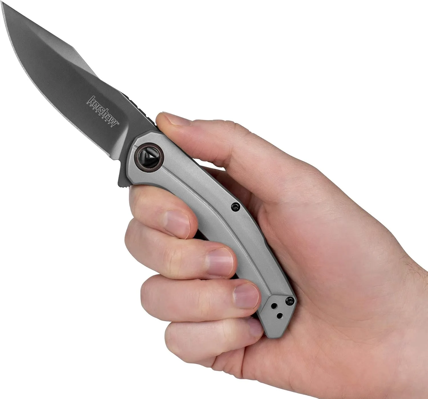 Kershaw Believer Assisted Opening Knife Stainless Steel (3.25" Gray PVD) 2070