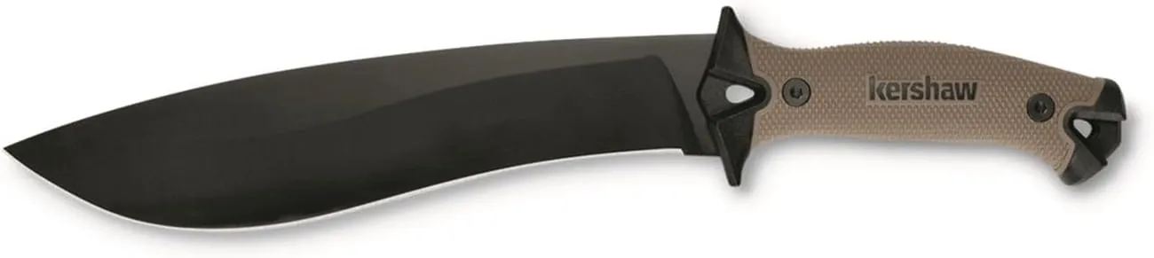 KERSHAW Camp 10 Machete, Fixed Blade Knife with Sheath