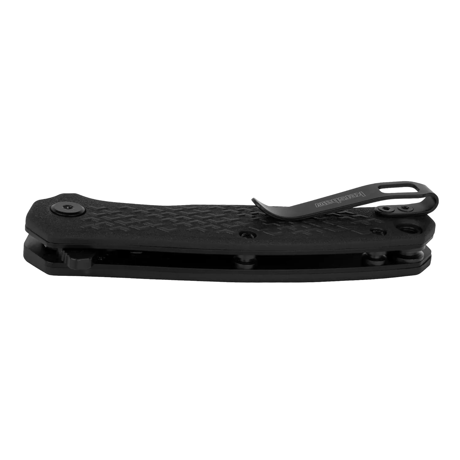 Kershaw Conduit Folding Pocket Knife, 2.9 inch Serrated Blade, Black Spearpoint Blade, Liner Lock, Pocketclip