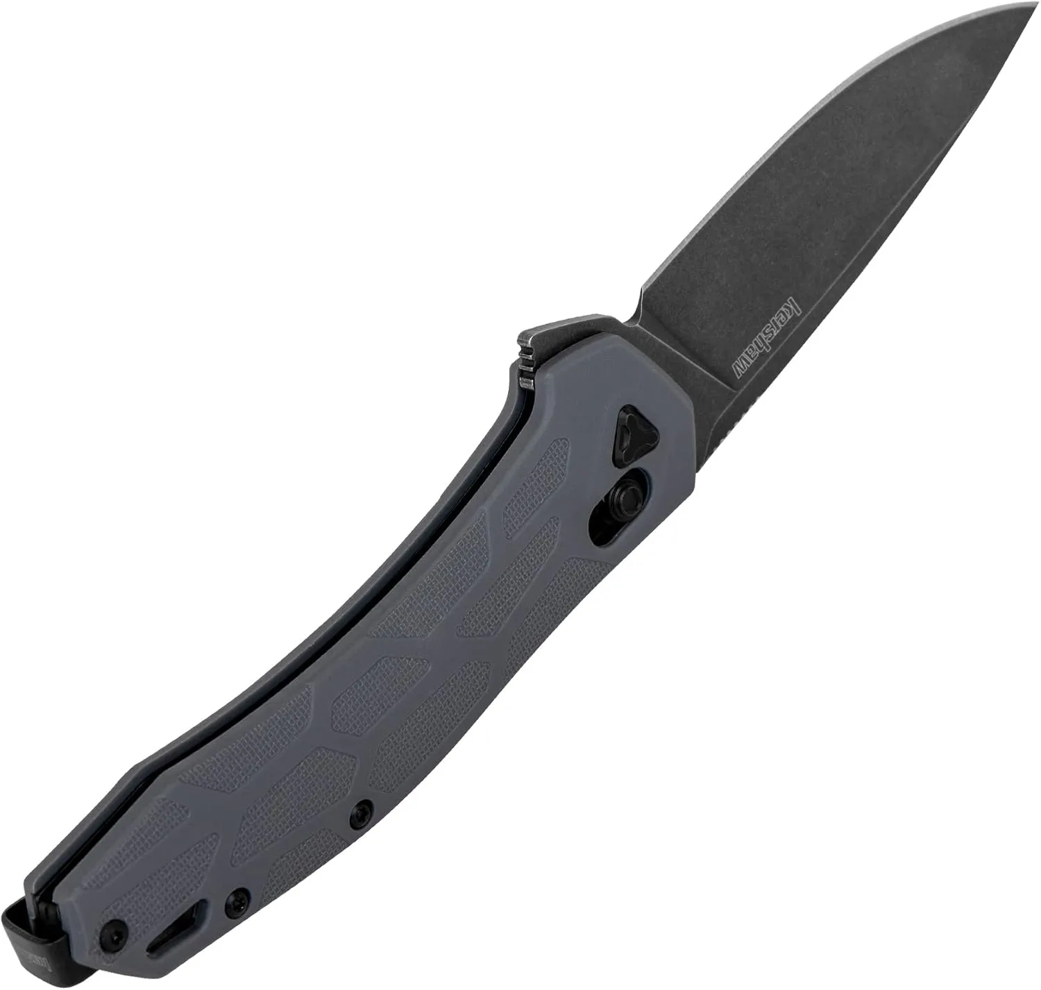 Kershaw Covalent Pocket Knife, DuraLock Lock, KVT Opening Mechanism with Drop Point Blade