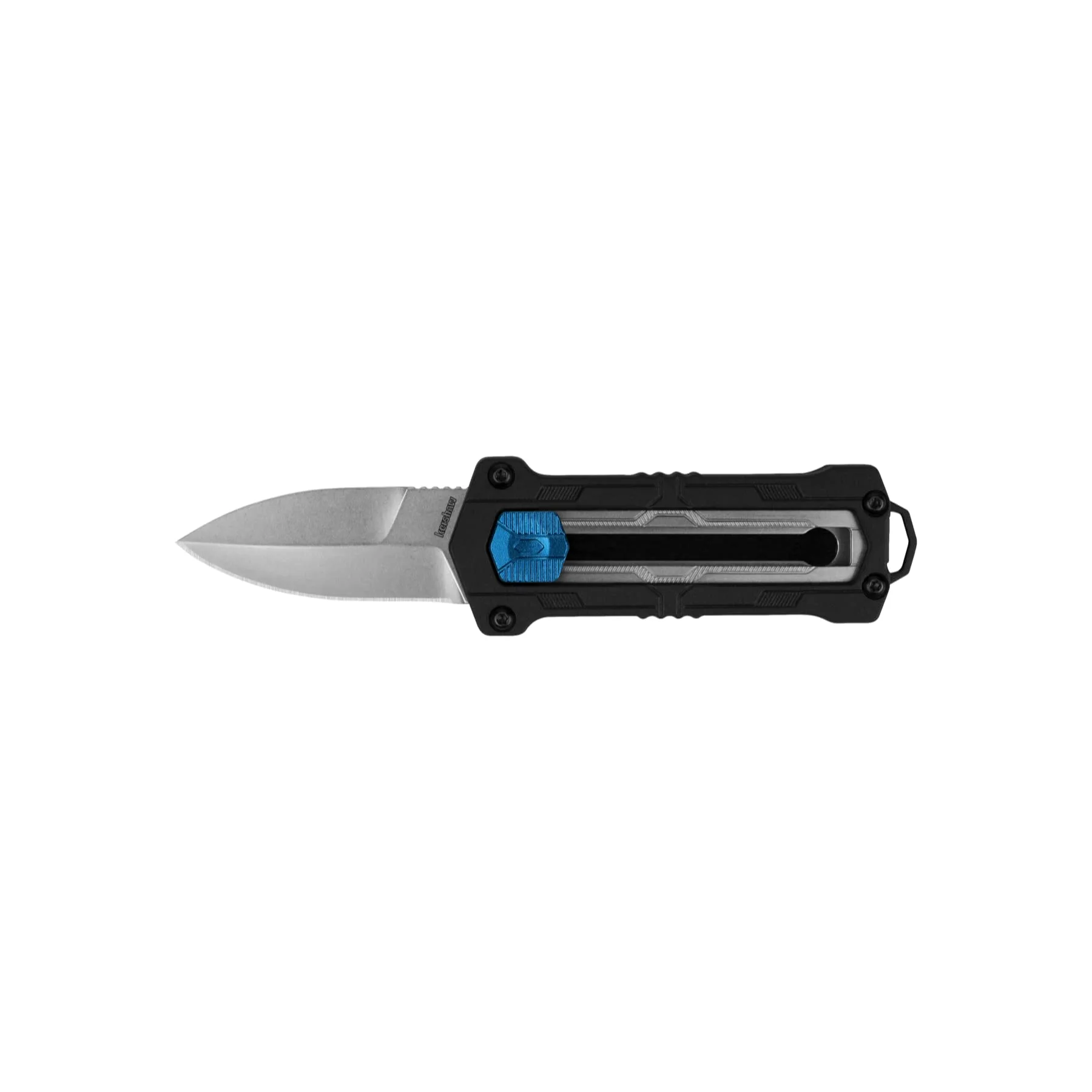 Kershaw Kapsule EDC Pocket Knife, 1.9" Spear Point Blade, Manual Opening, Sliding Button Lock,Black
