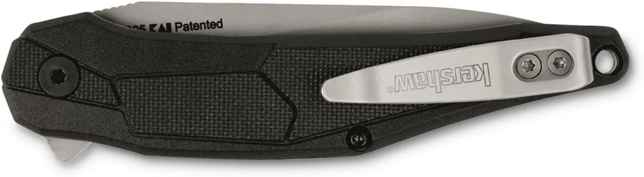 Kershaw Lightyear Assisted Opening Knife Black GFN (3.1" Bead Blast) 1395
