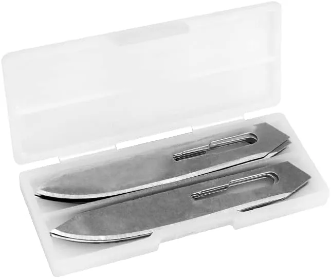 Kershaw Lonerock RBK2, New Skinning and Caping Folding Knife, 2.8 inch Replaceable Surgical Blades