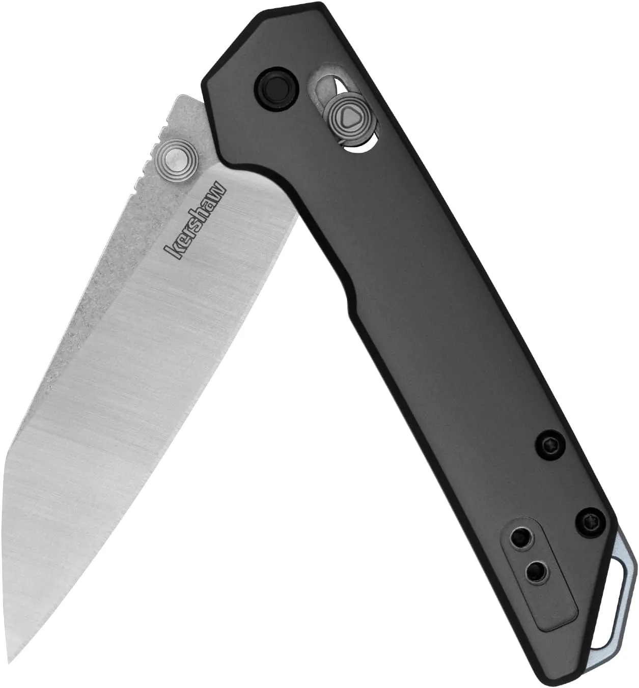 Kershaw Mini Iridium Folding Pocket Knife, 3-inch D2 Steel, DuraLock, Aluminum Handle