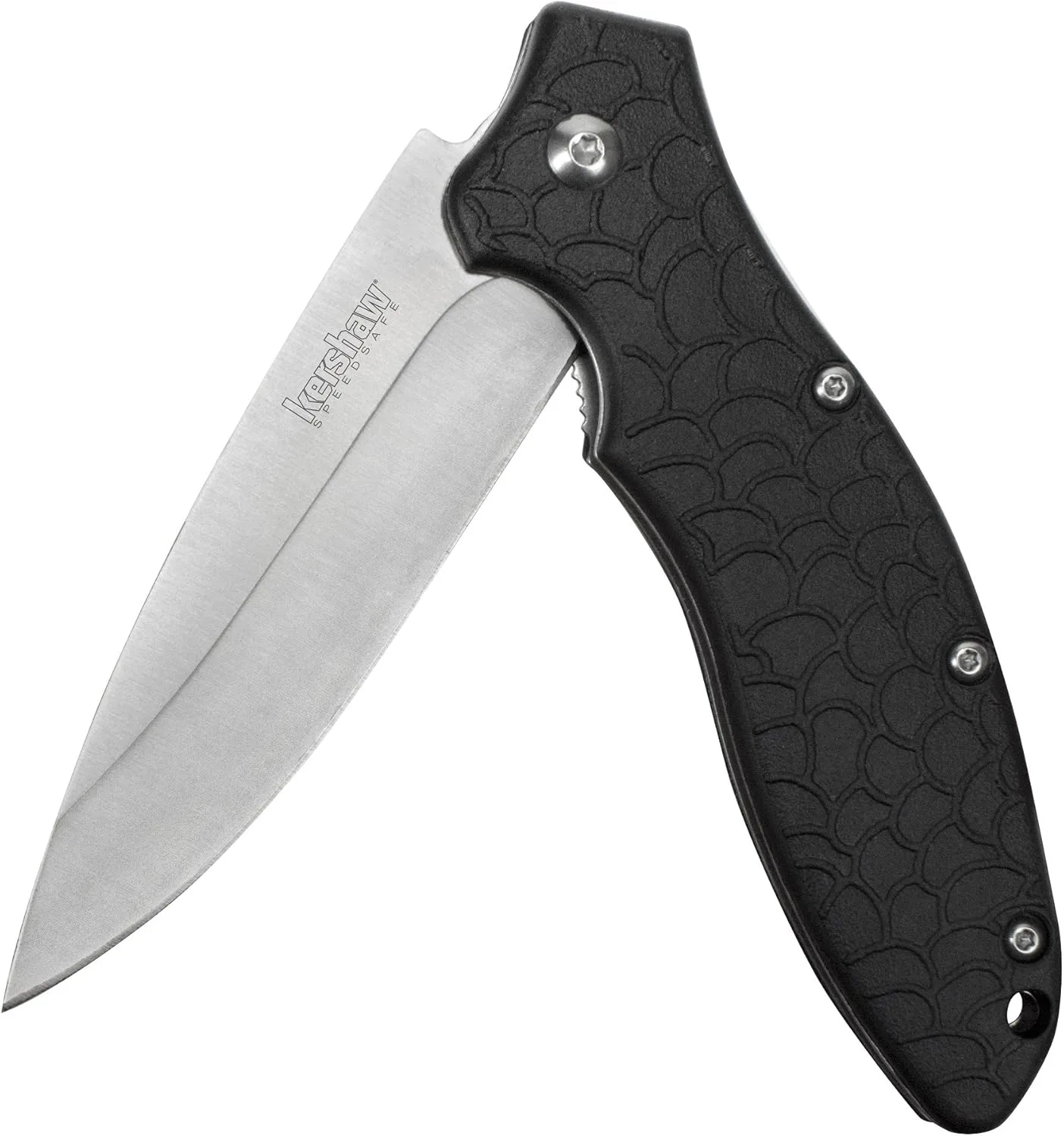 SOG Flare Folding and Pocket Knife Assisted Opening Tech Knife w/ 3.5 Inch Stainless Straight Edge Blade & Tactical Knife