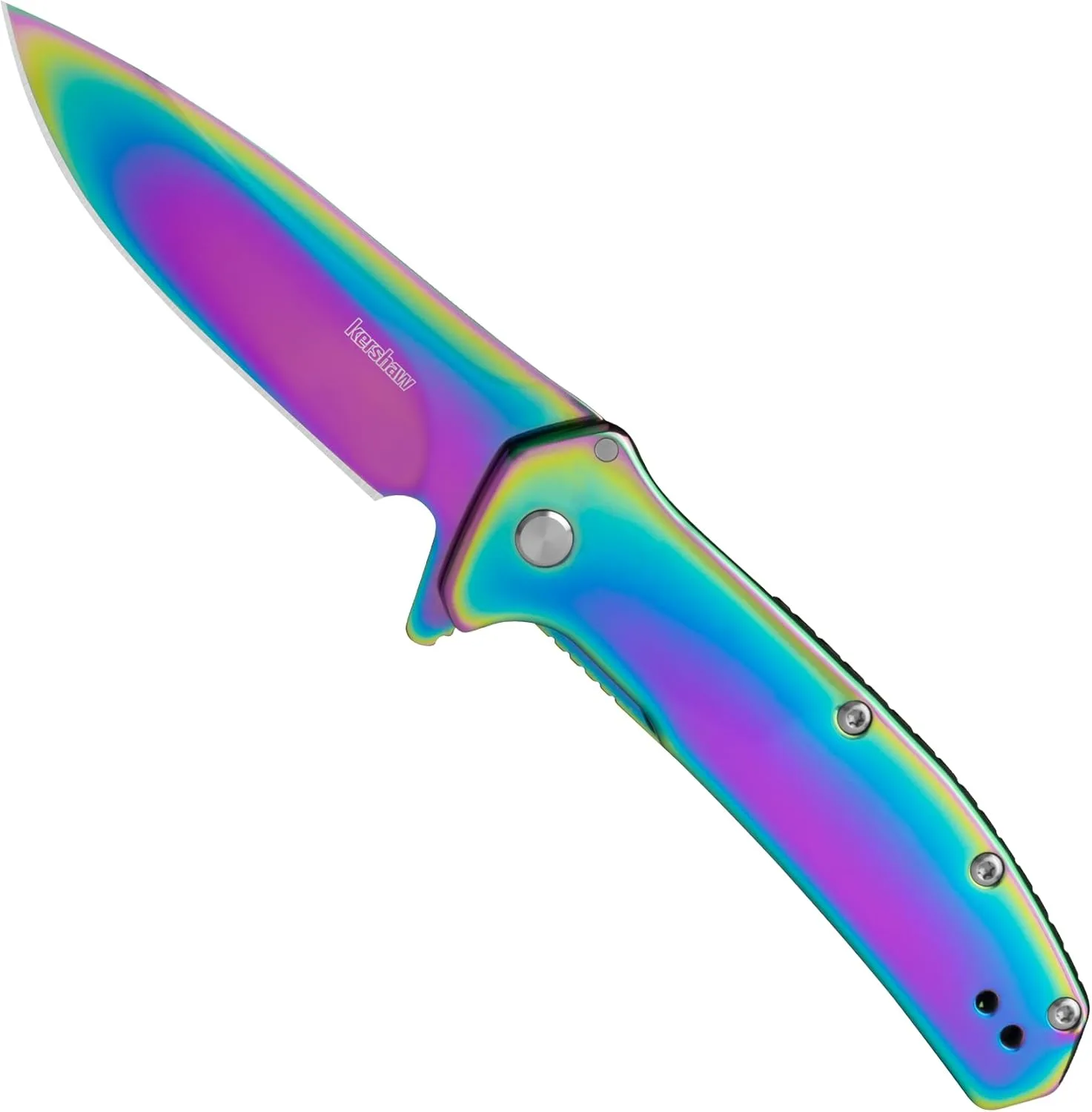 KERSHAW Outcome Pocket Knife, 2.8 inch Stainless Steel Blade, Assisted Opening