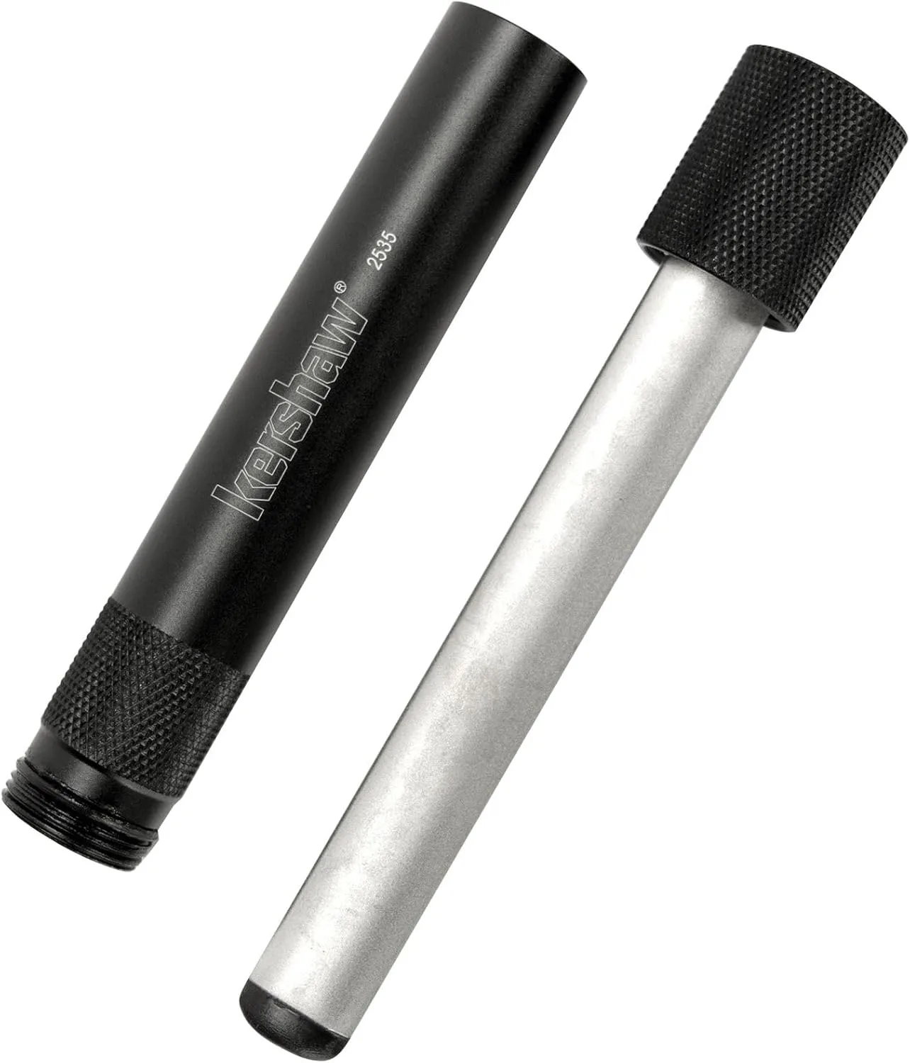 Kershaw 9" Ultra-Tek Sharpener, 600-Grit Diamond-Coated Oval Shaft, Portable Blade Sharpener Tool for Knife