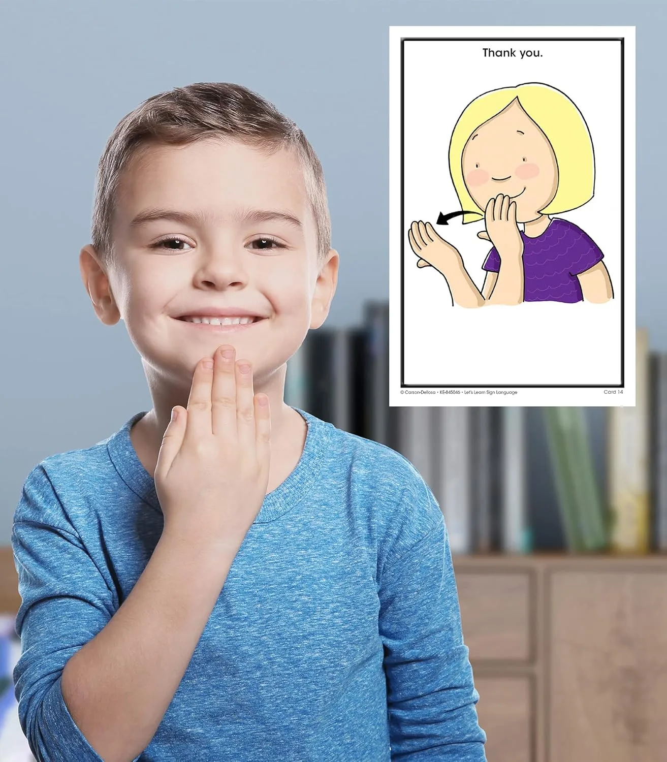 Key Education 160 American Sign Language Flash Cards for Kids, ASL Flashcards for Preschool, Kindergarten