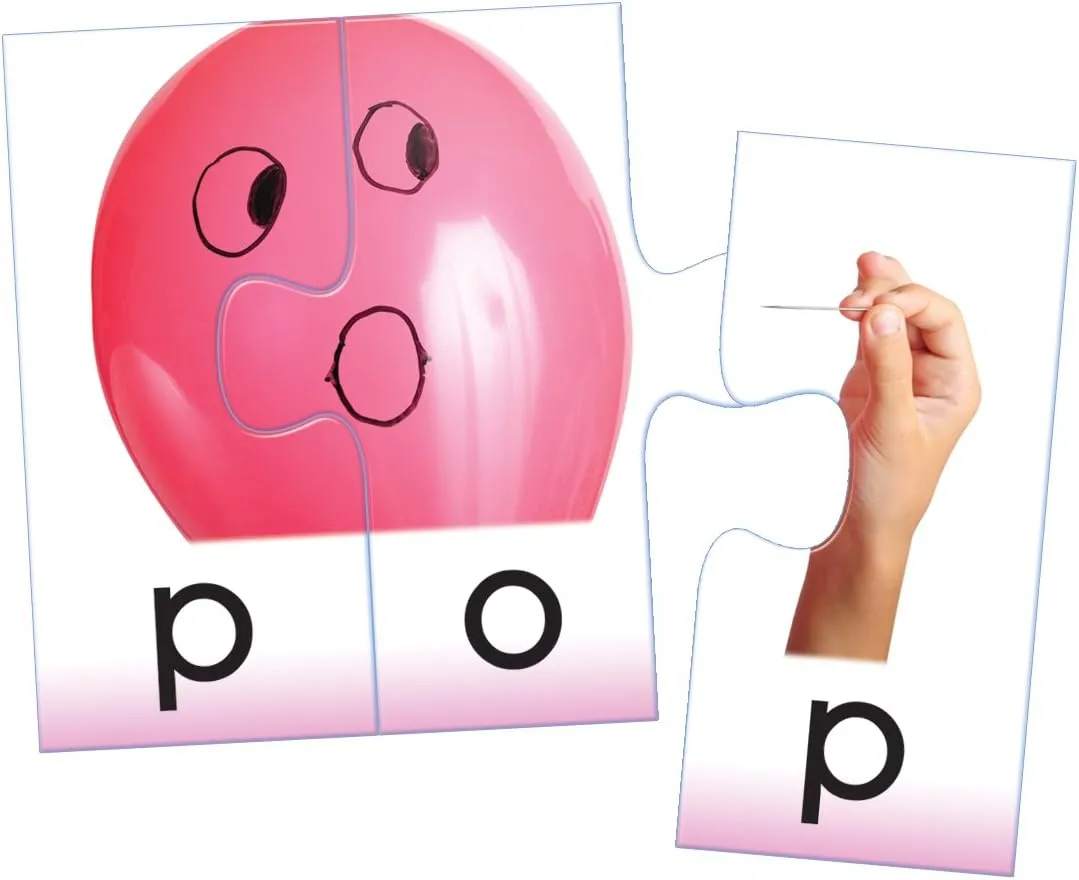 Key Education Big Box of Little Word Toddler Puzzle, Photo, CVC and Sight Words Building Games